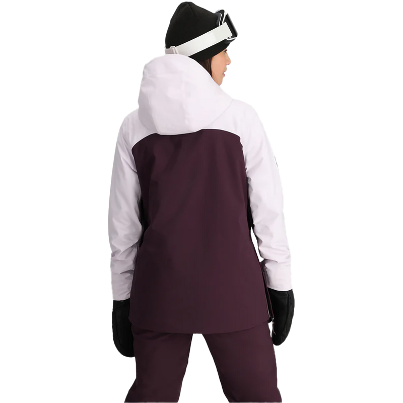 Women's Snowcrew Anorak, Outdoor Research Women's Snowcrew Anorak in Stardust Amethyst back