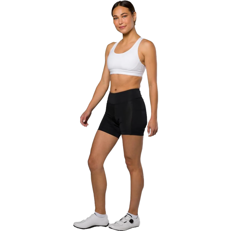 Women's Sugar 5 Inch Cycling Short, Pearl Izumi Women's Sugar 5 Inch Cycling Short in Black front left