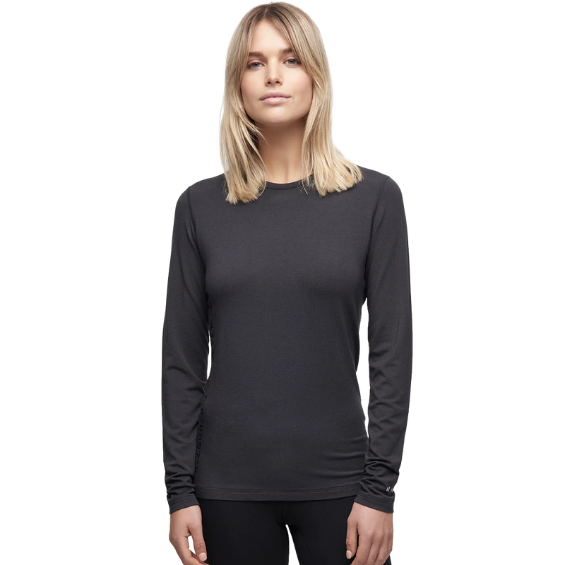 Le Bent Women's Core Midweight Crew in Dark Cloud