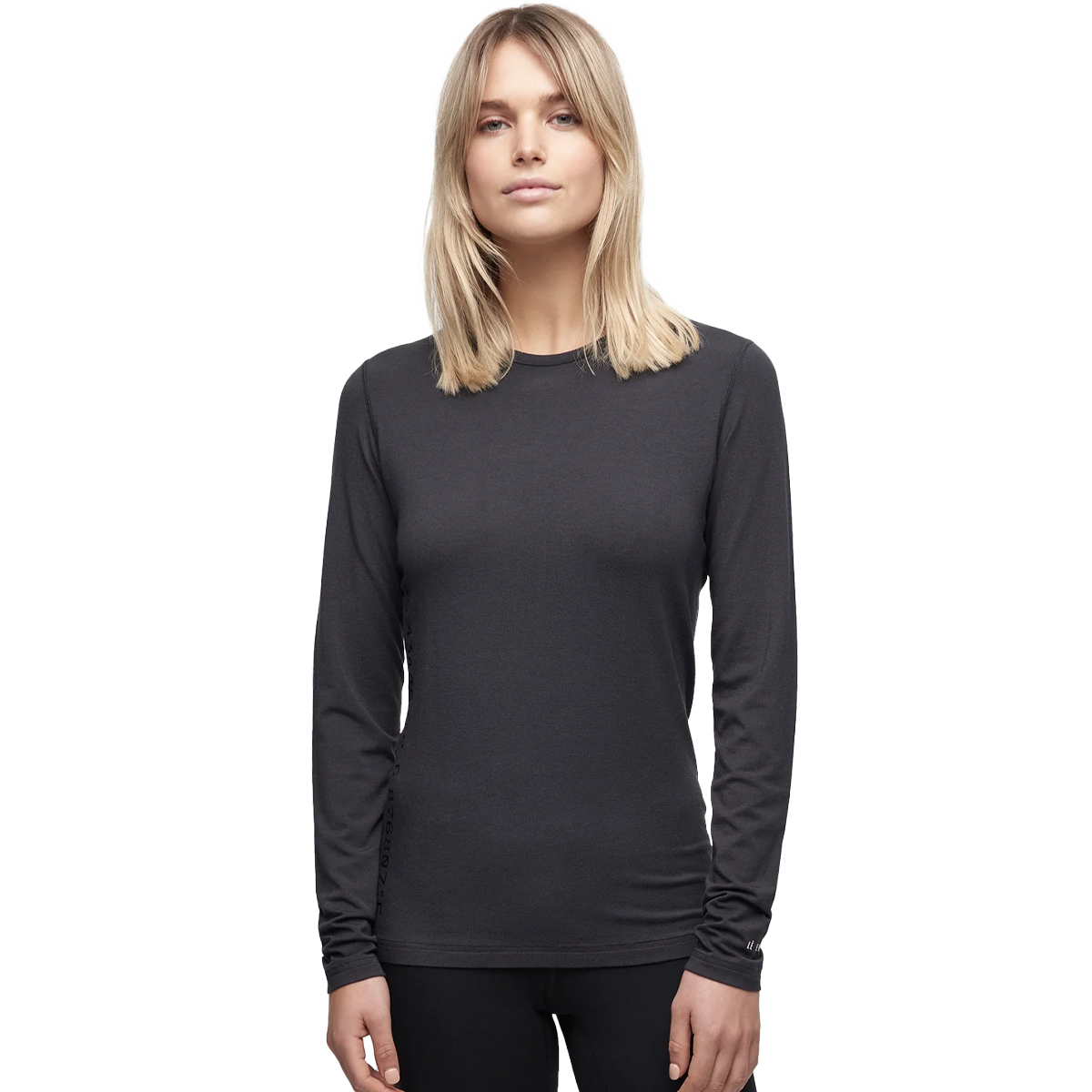 Le Bent Women's Core Midweight Crew in Dark Cloud