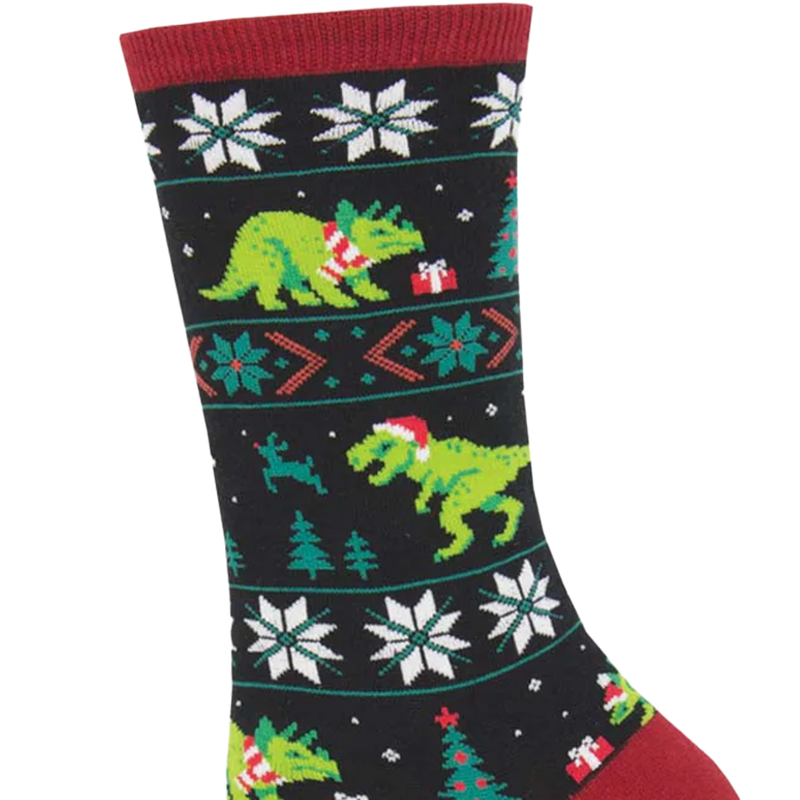 Women's Santasaurus Rex, Socksmith Women's Santasaurus Rex  cuff