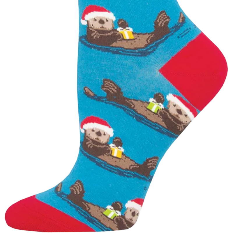 Women's Otterly Merry, Socksmith Women's Otterly Merry toe and heel
