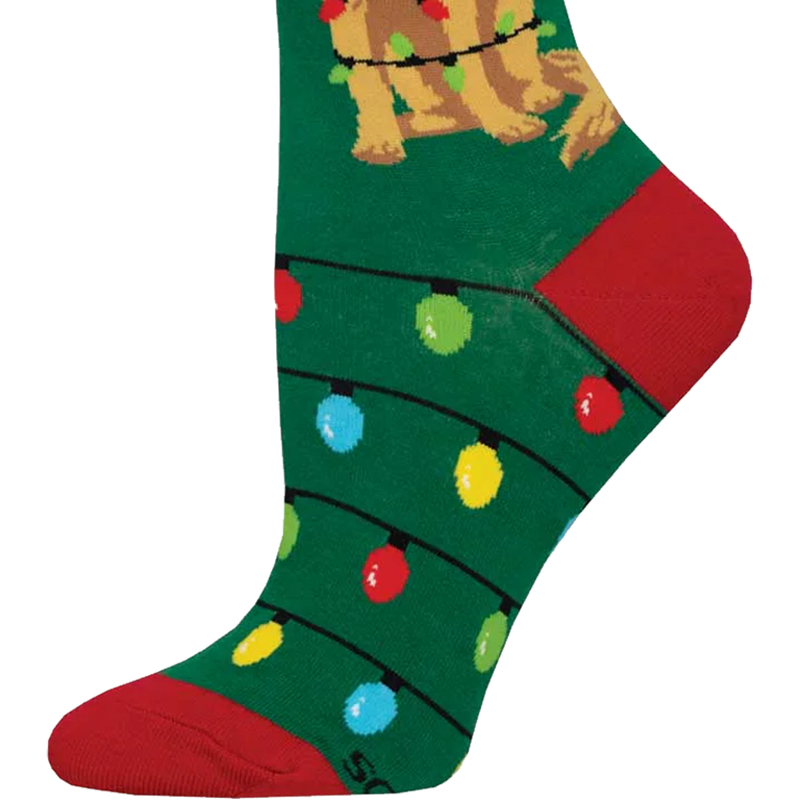 Women's Dog Gone Lights, Socksmith Women's Dog Gone Lights toe