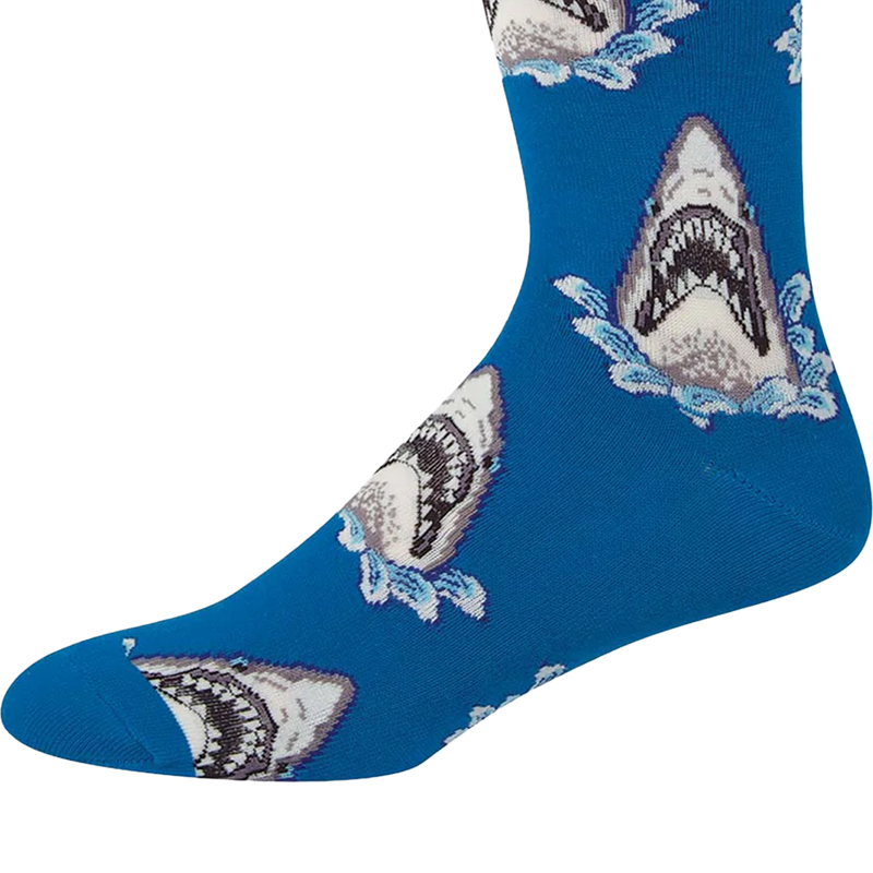 Shark Attack, Socksmith Shark Attack  toe and heel