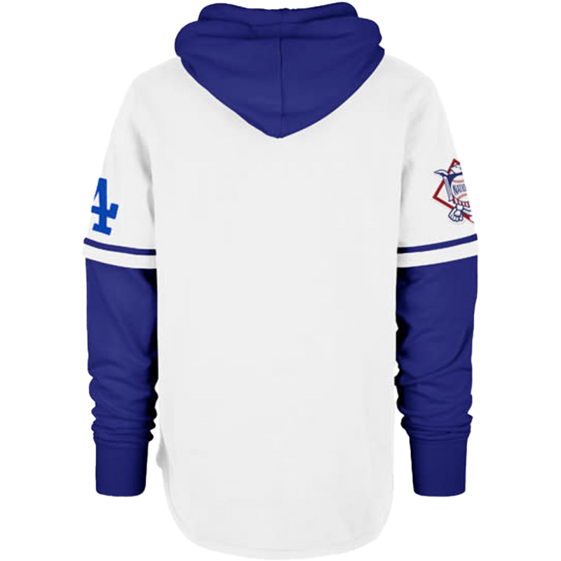 ウェア MLB DODGERS COTTON BASEBALL S/S Men's Dodgers Cooperstown 47 Shortstop Pullover Hoodie – Sports