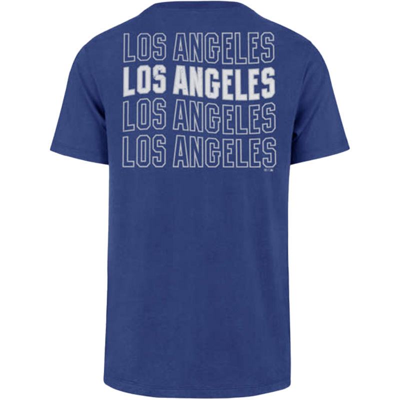 Men's Dodgers Hang Back Franklin Tee, 47 Brand Men's Dodgers Hang Back Franklin Tee Back