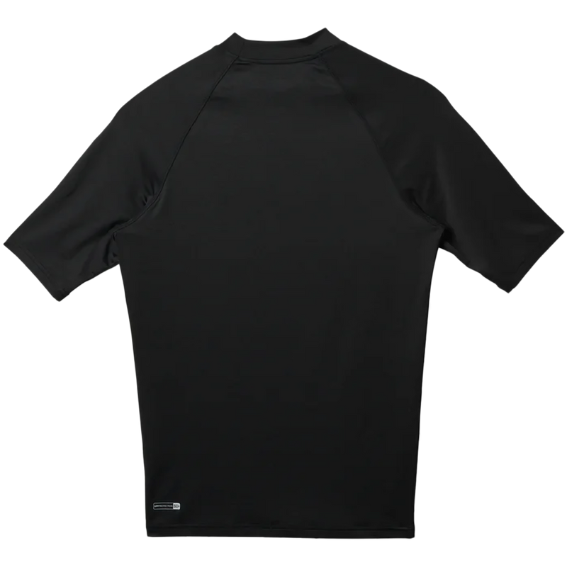 Men's Everyday UPF50 Short Sleeve Rashguard, Quiksilver Men's Everyday UPF50 Short Sleeve Rashguard in BLK Black back
