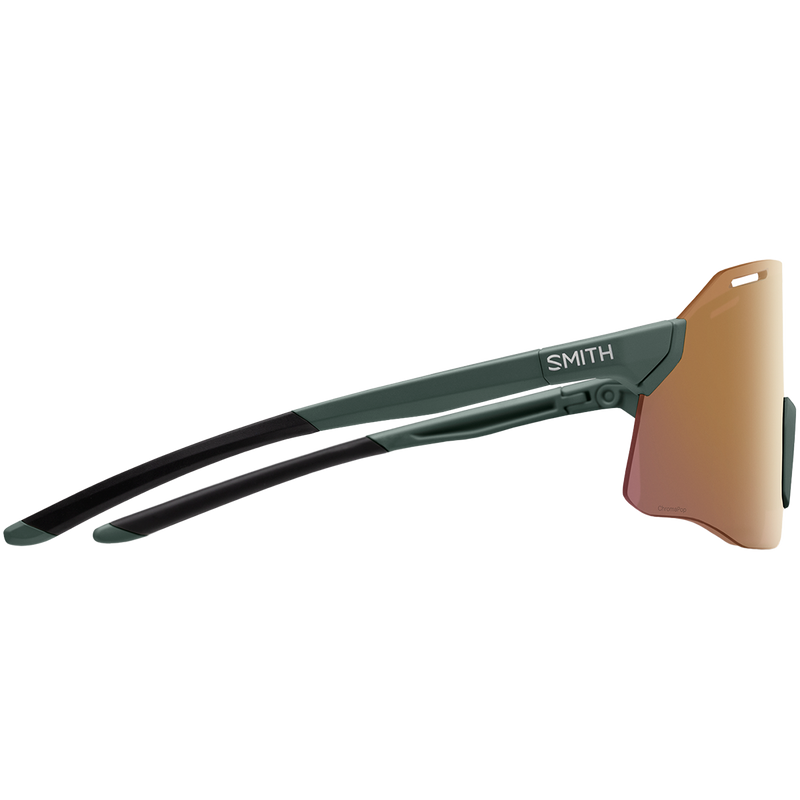 Vert PivLock, Smith Vert PivLock in Matte Alpine Green + CP Rose Gold Mirror left