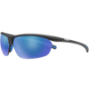 Matte Black/Polarized Blue Mirror