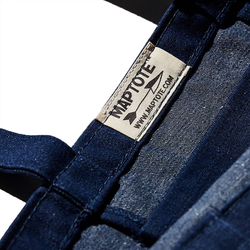 California Denim Tote, Maptote California Denim Tote logo