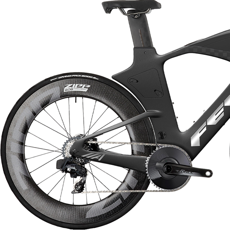 IA 2.0 Pro FORCE eTap AXS, Felt IA 2.0 Pro FORCE eTap AXS back of bike