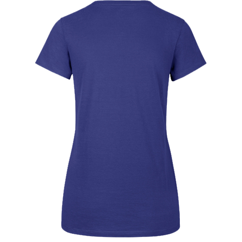 Women's Dodgers Playoff Ultra Rival V-Neck Tee, 47 Brand Dodgers Playoff Ultra Rival VNeck Tee back