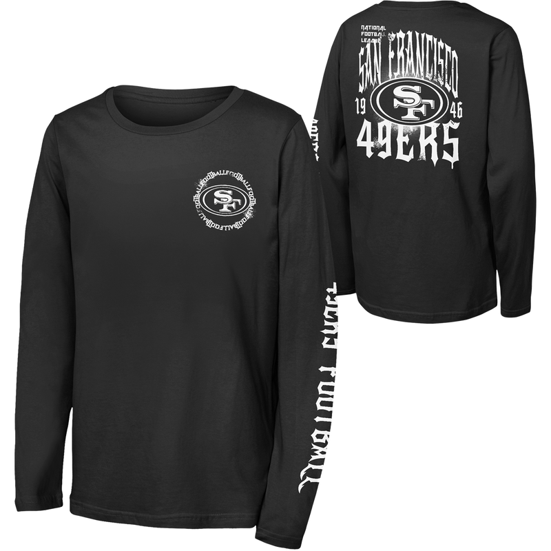 Youth 49ers Rumble Sleeve Long Sleeve, Featured Image