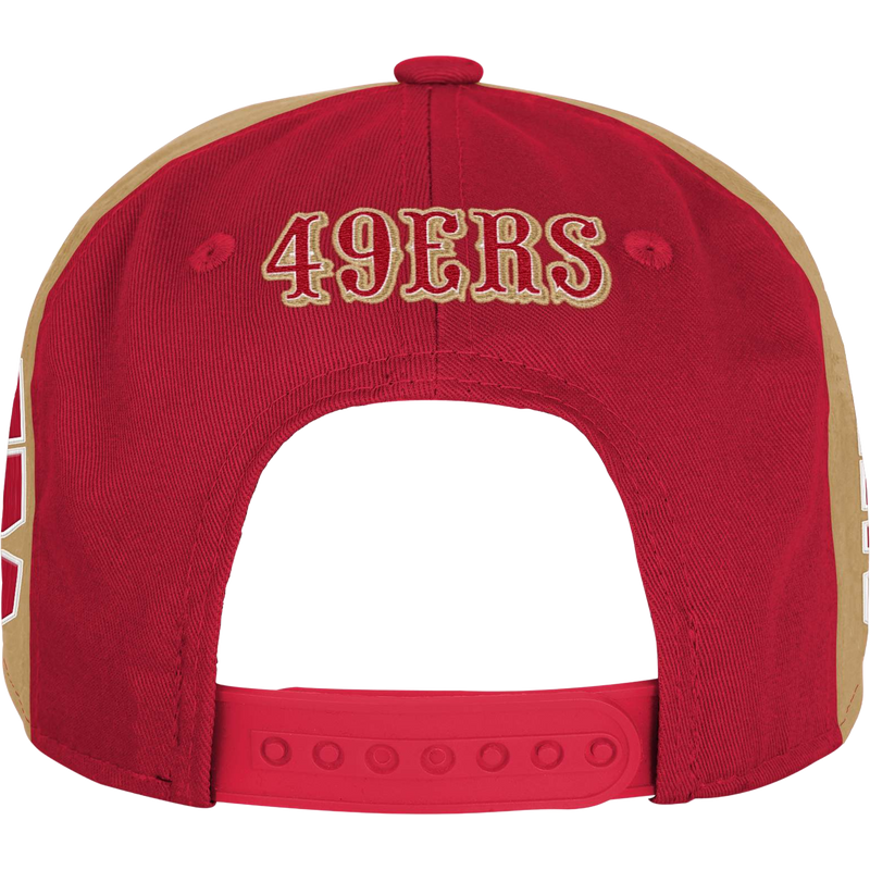 Youth 49ers Modern Fan Deadstock Snapback, Outerstuff Youth 49ers Modern Fan Deadstock Snapback back
