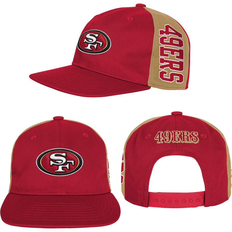 Youth 49ers Modern Fan Deadstock Snapback, Outerstuff Youth 49ers Modern Fan Deadstock Snapback multi angle 