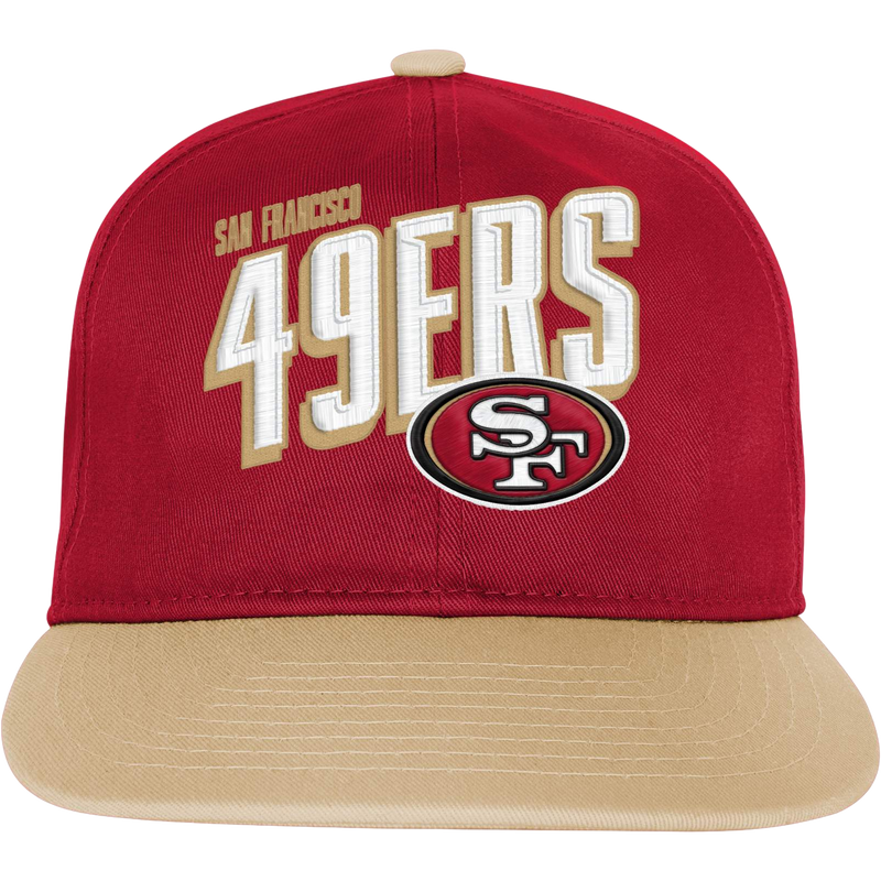 Youth 49ers Essentials Deadstock Snapback, Outerstuff Youth 49ers Essentials Deadstock Snapback front