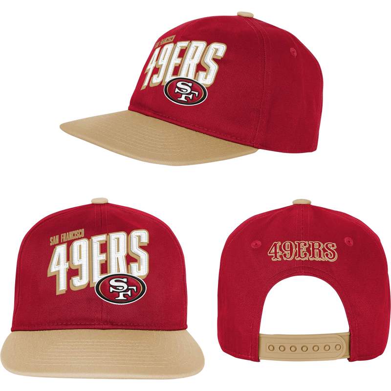 Youth 49ers Essentials Deadstock Snapback, Outerstuff Youth 49ers Essentials Deadstock Snapback multi angle