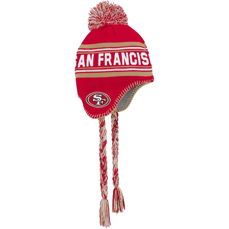 Youth 49ers Jacquard Tassel Knit with Pom, Featured Image