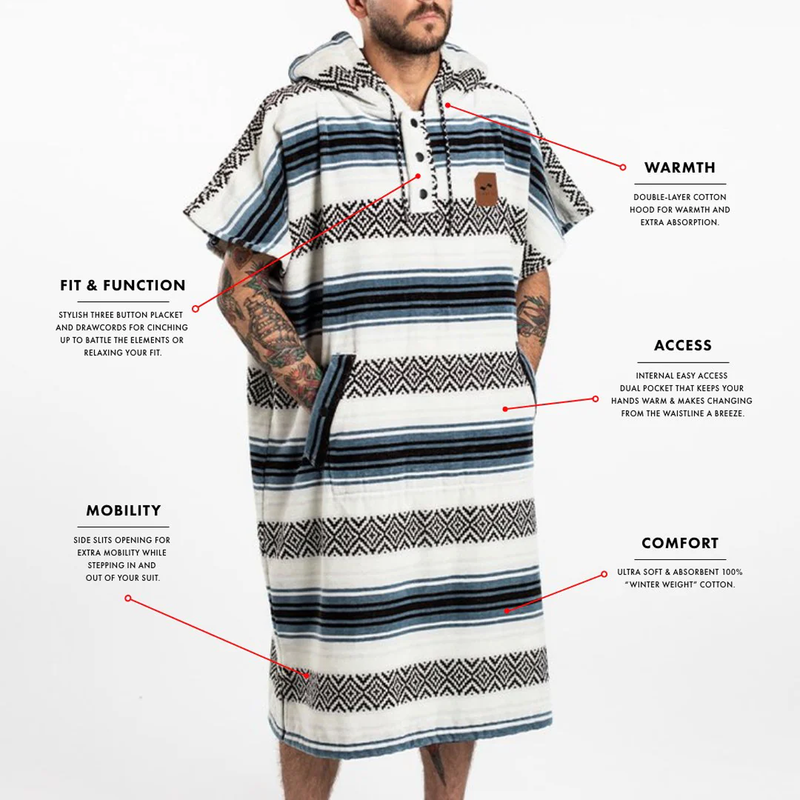 Extra Warm Poncho, Slowtide Extra Warm Poncho Features