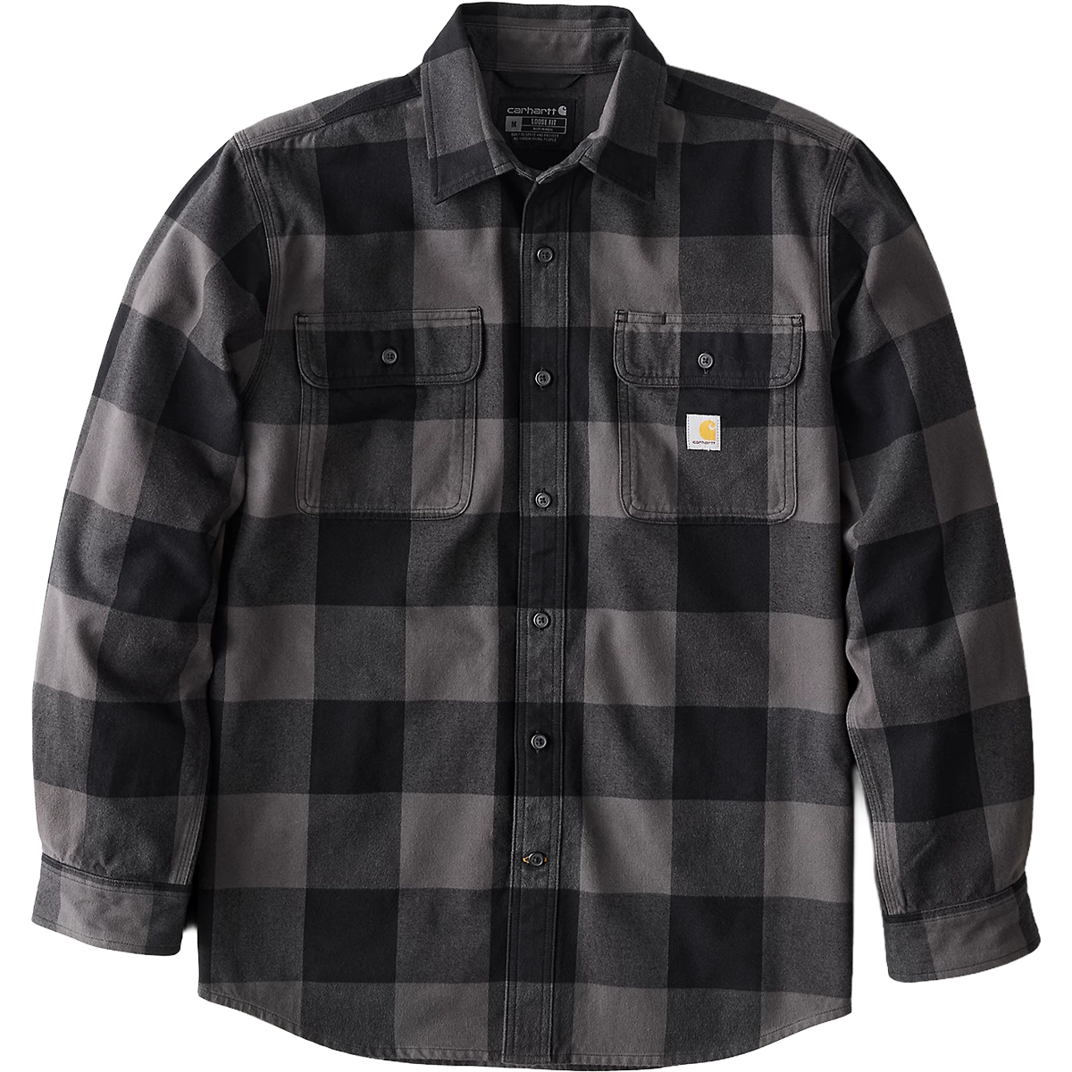 Men's Heavyweight Flannel Long Sleeve Plaid Shirt alternate view