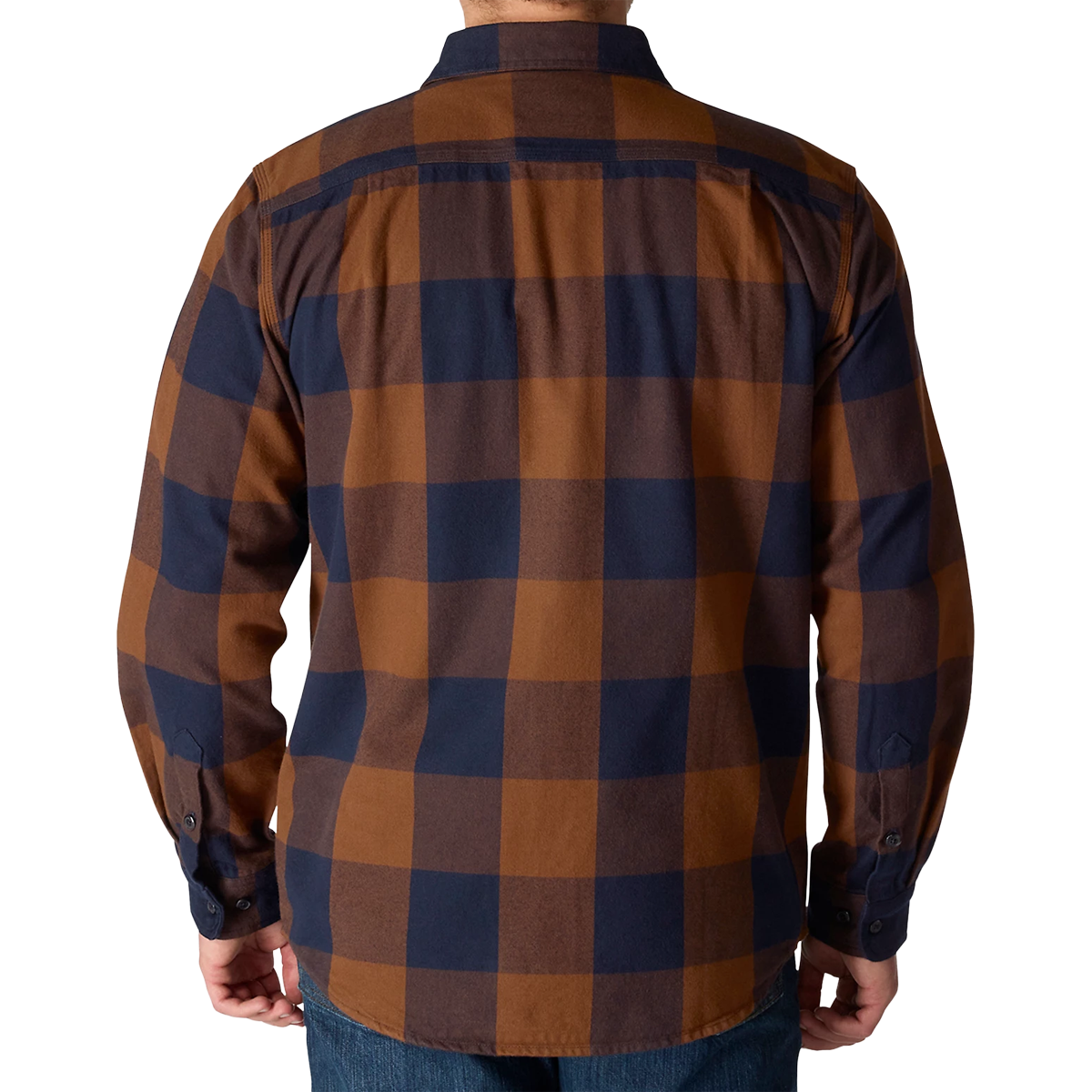 Men's Heavyweight Flannel Long Sleeve Plaid Shirt alternate view