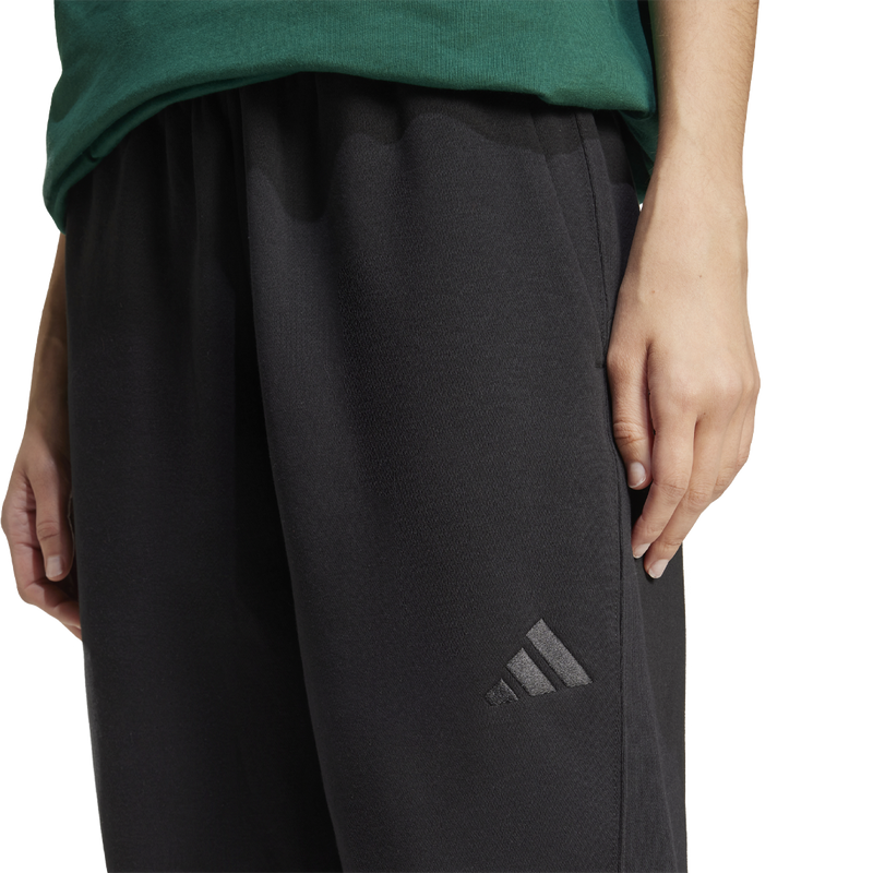 Women's All SZN Pant, Adidas Women's ALL SZN Fleece Loose Pants logo