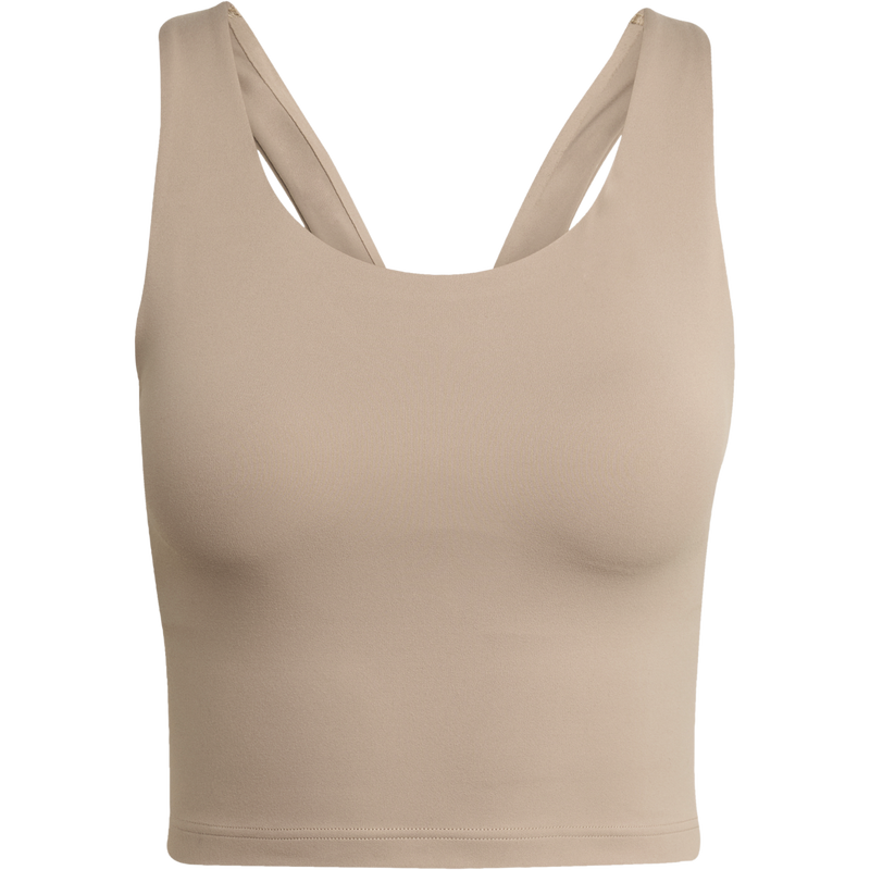 Adidas Women's All Me Tank in Chalky Brown