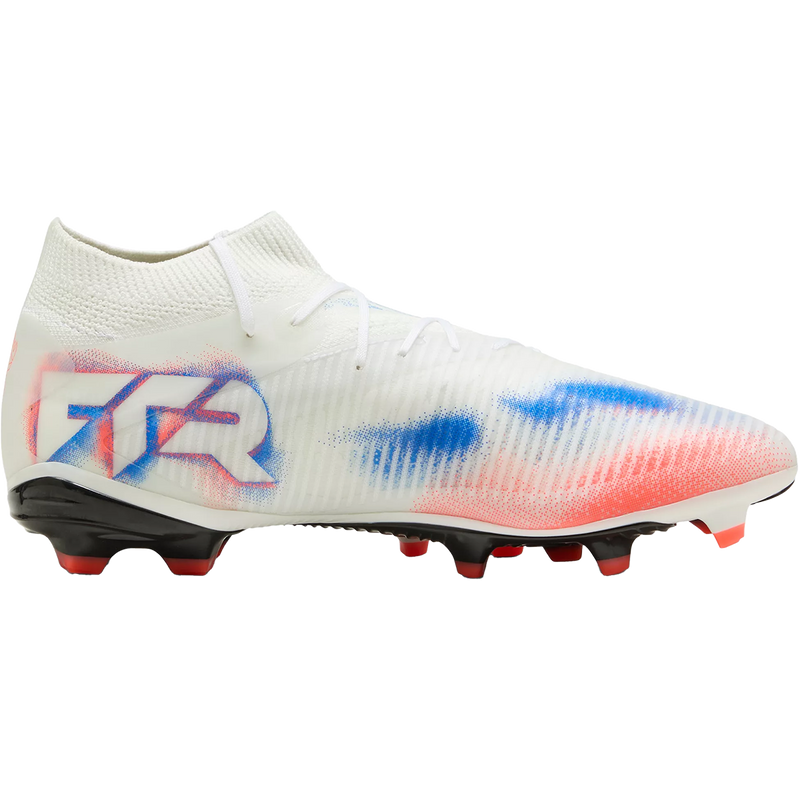Future 8 Pro FG/AG, Puma Future 8 Pro FG/AG in 01-Puma White/Puma Black/Glowing Red inside left profile