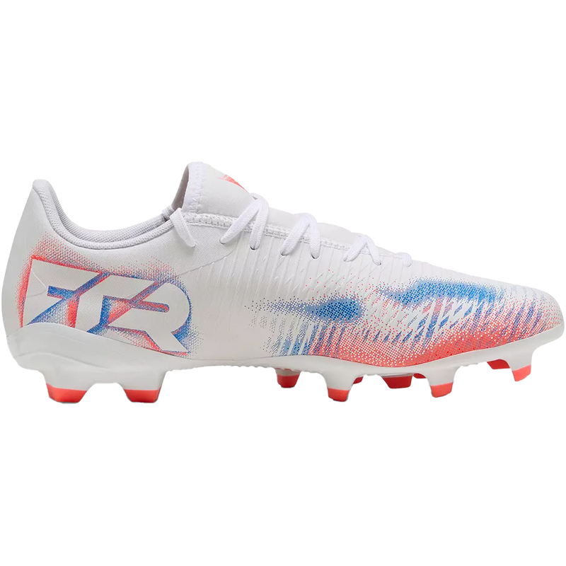 Future 8 Play FG/AG, Puma Future 8 Play FG/AG in 01-Puma White/Puma Black/Glowing Red inside left profile