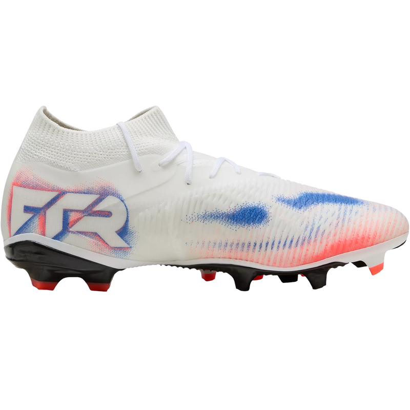 Women's Future 8 Match FG/AG, Puma Women's Future 8 Match FG/AG in 01-Puma White/Puma Black/Glowing Red inside left profile