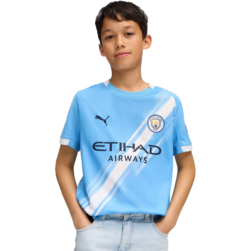 Youth Manchester City FC Home Jersey Replica, Puma Youth Manchester City FC Home Jersey Replica Front