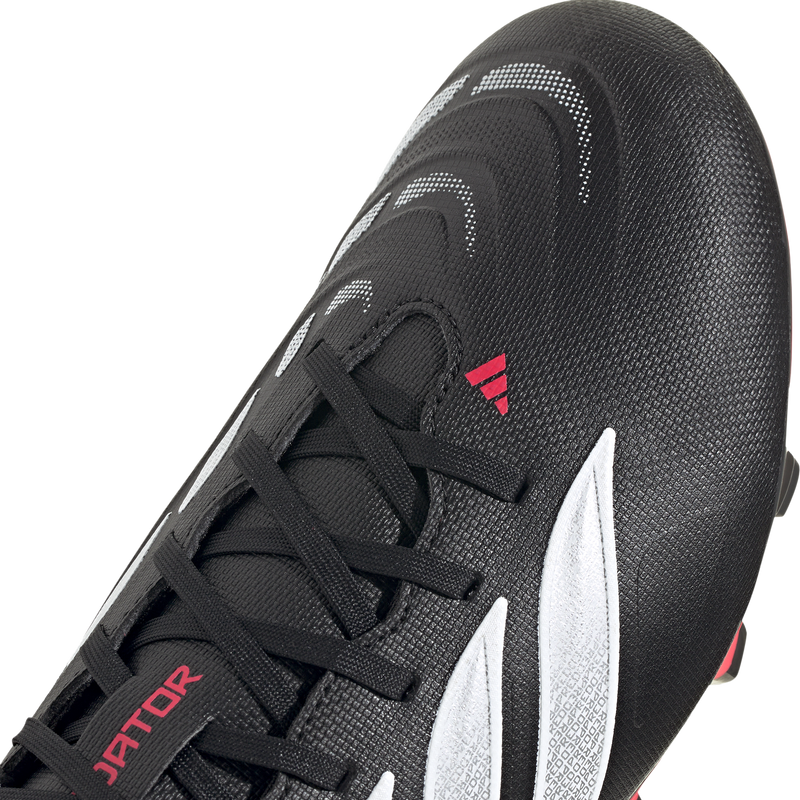 Predator Club FG/MG, Adidas Predator Club FG/MG in Core Black/White/Lucid Red toe