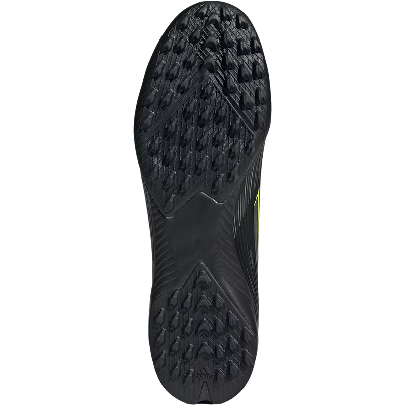 F50 League Turf, Adidas F50 League Turf in Core Black/Lucid Lemon/Core Black bottom
