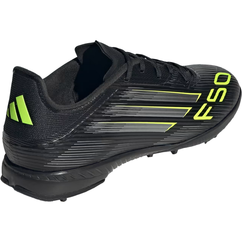 F50 League Turf, Adidas F50 League Turf in Core Black/Lucid Lemon/Core Black right back