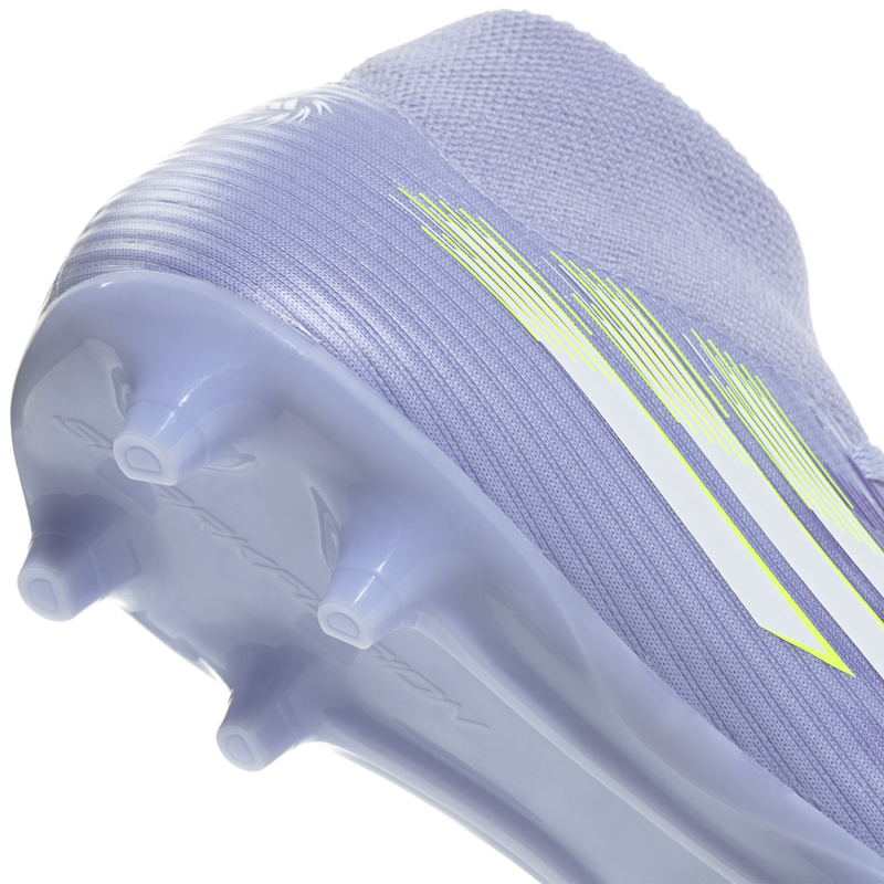 Women's F50 Sparkfusion Club FG/MG, Women's F50 Sparkfusion Club FG/MG in Purple Rush/Violet Tone/Lucid Lemon heel