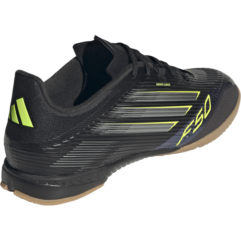 F50 League IN, Adidas F50 League IN heel 3/4 view