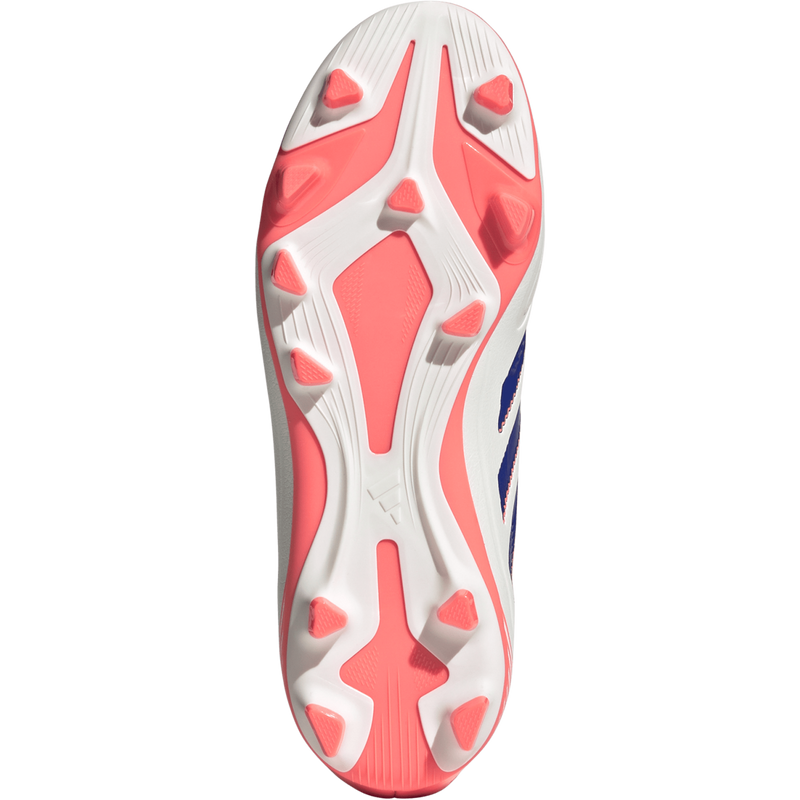 Youth Copa Pure III Club FG/MG, Adidas Youth Copa Pure III Club FG/MG in Off White/Lucid Blue/Signal Coral Bottom