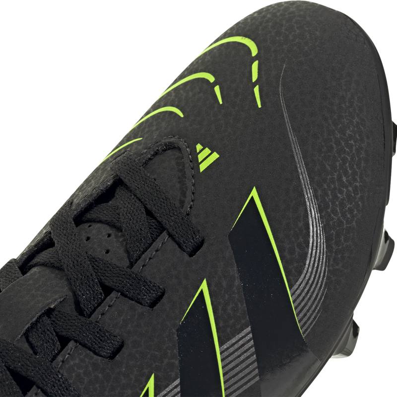 adidas Predator Club Kids' FG/MG Soccer Cleats, Size 4, Black/Yellow