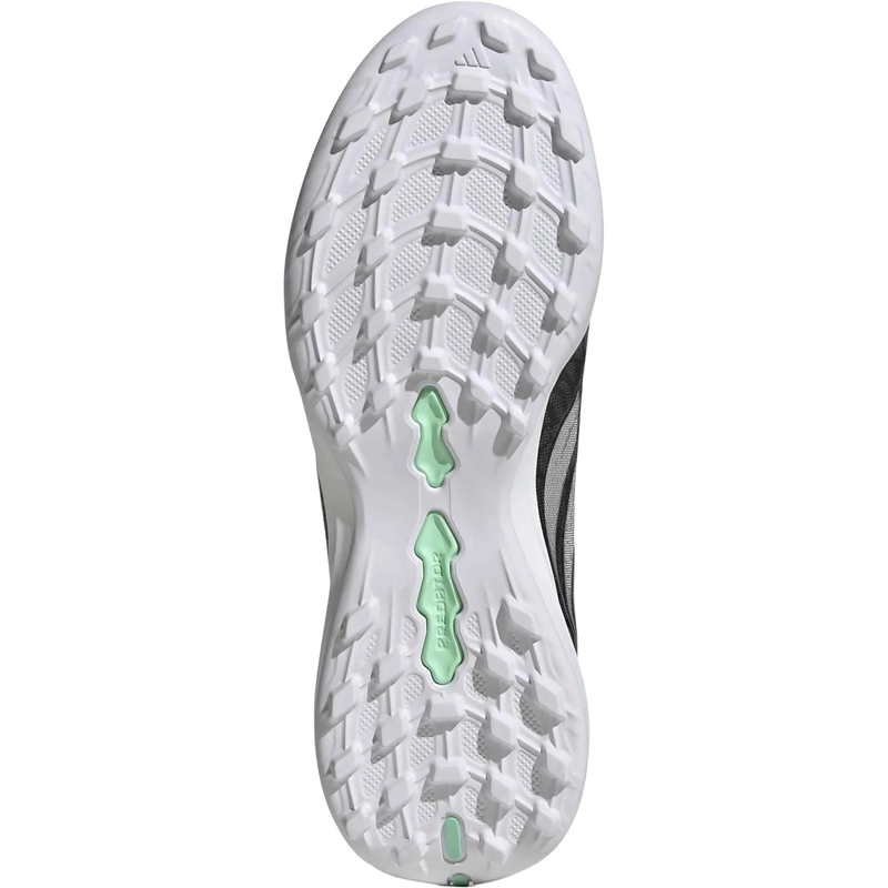 Youth Predator League TF, Adidas Youth Predator League TF in Core Black/Metallic Silver/Pulse Mint bottom