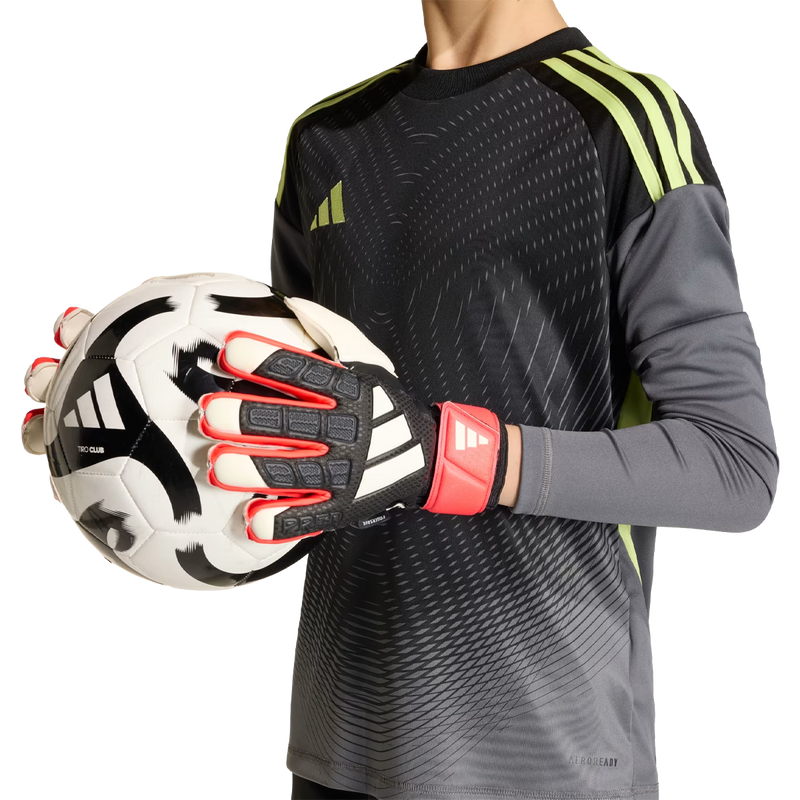 Youth Predator Match Fingersave Glove, Adidas Youth Predator Match Fingersave Glove on player