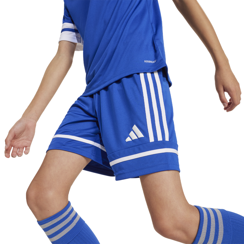 Youth Squadra 25 Short, Adidas Youth Squadra 25 Short logo and stripes
