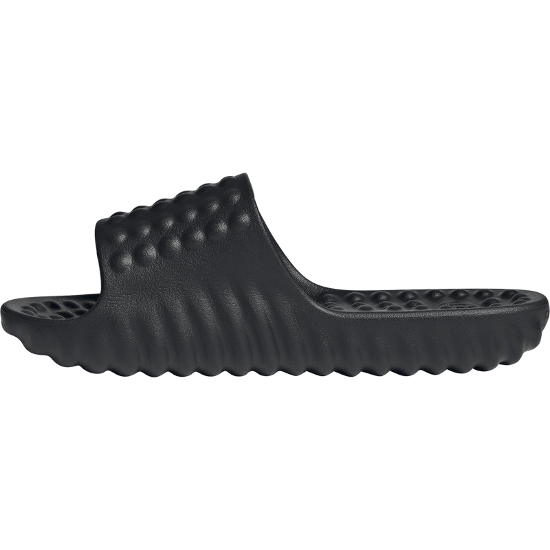 Men's Adissage 360Rec Slides, Adidas Men's Adissage 360Rec Slides in Core Black/Cloud White/Core Black right inside profile