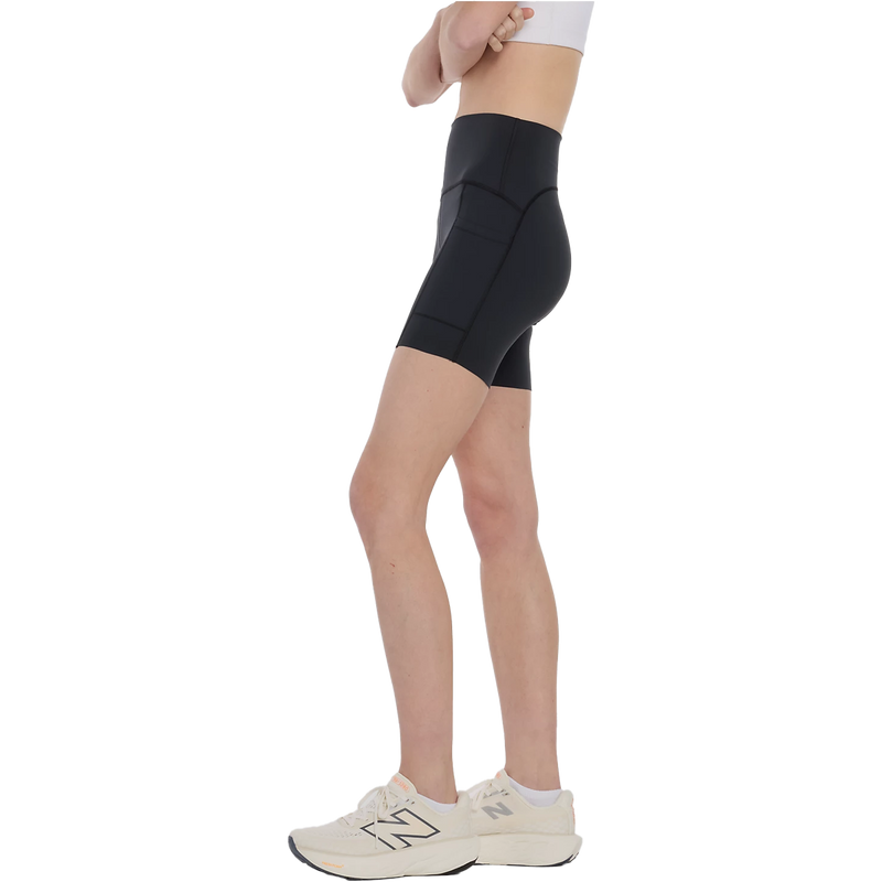 Women's NB Sleek Pocket High Rise Short 6", New Balance Women's NB Sleek Pocket High Rise Short 6" Side