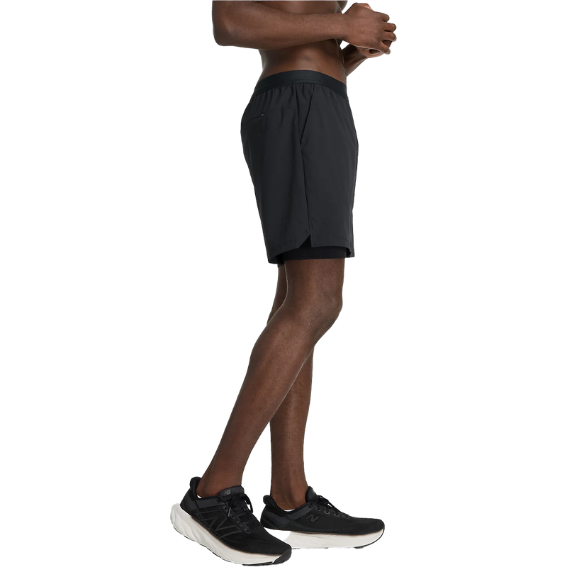 Men's AC Lined 2-in-1 Short 7", New Balance Men's AC Lined 2-in-1 Short 7" Side