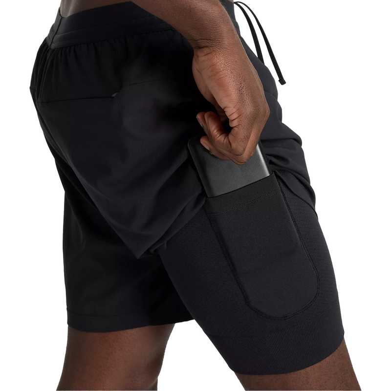 Men's AC Lined 2-in-1 Short 7", New Balance Men's AC Lined 2-in-1 Short 7" Liner Pocket