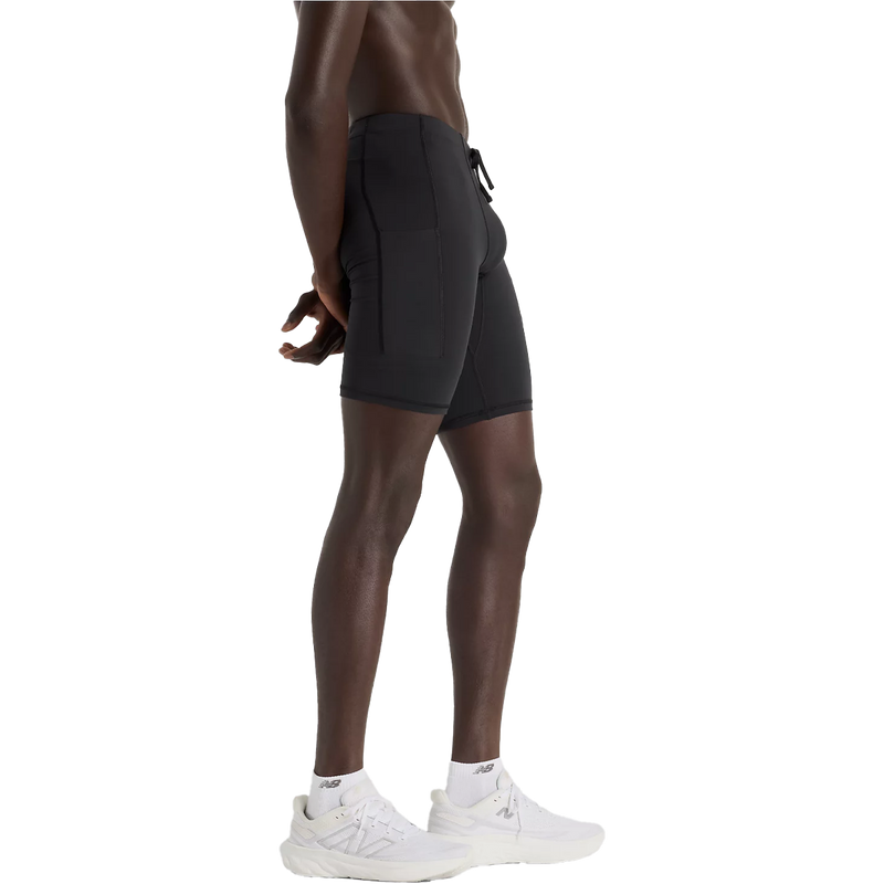 NB Men's Sleek Pocket Half Tight 9", New Balance NB Men's Sleek Pocket Half Tight 9" Side