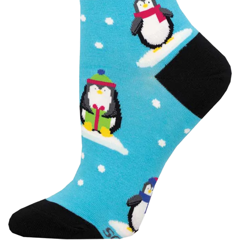 Women's Penguins, Socksmith Women's Penguins toe and heel