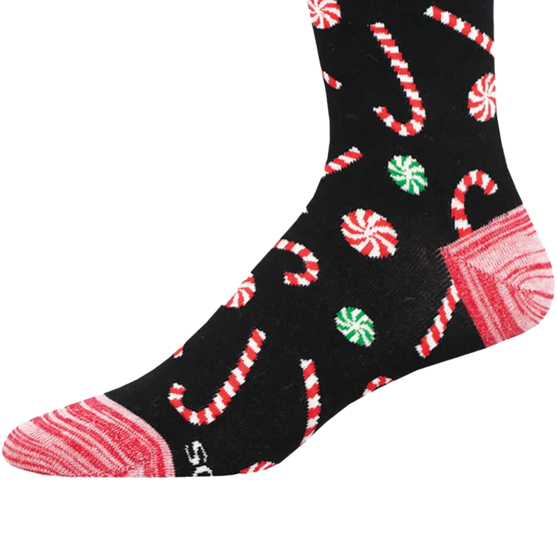 Minty Fresh Christmas, Socksmith Minty Fresh Christmas toe and heel
