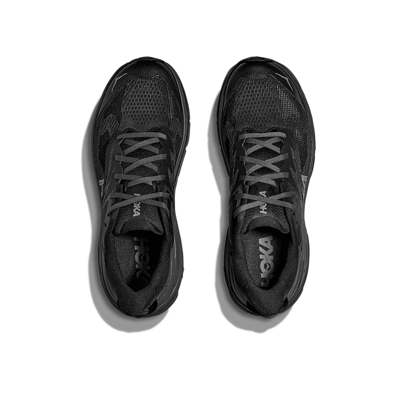 Men's Challenger 8 Wide, Hoka Men's Challenger 8 in Black - top view