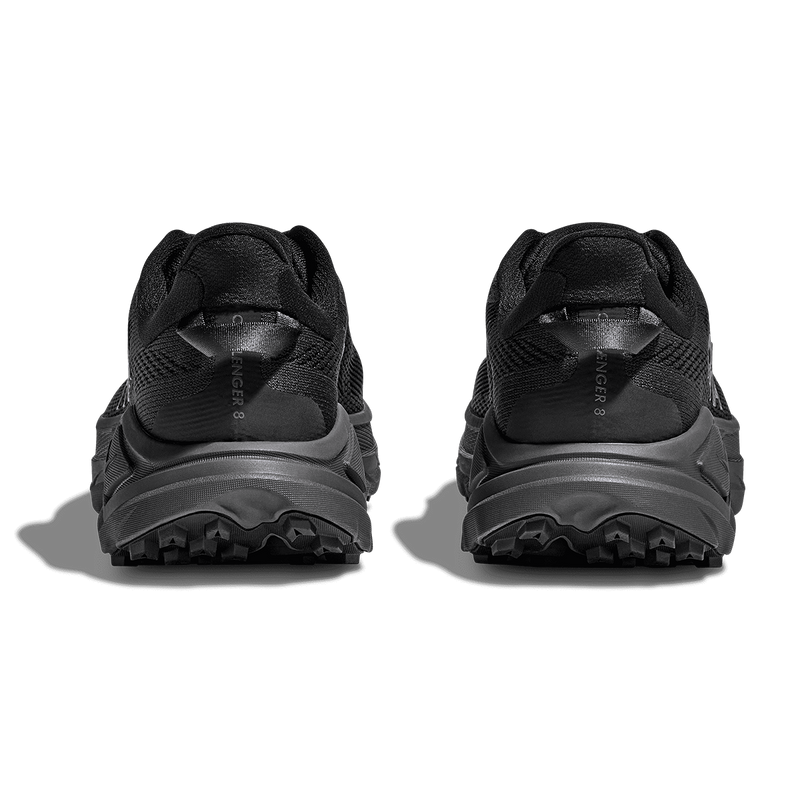 Men's Challenger 8 Wide, Hoka Men's Challenger 8 in Black - heel view